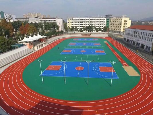 13mm Prefabricated Running Track Microfoam Rubber Jogging Track Lightweight