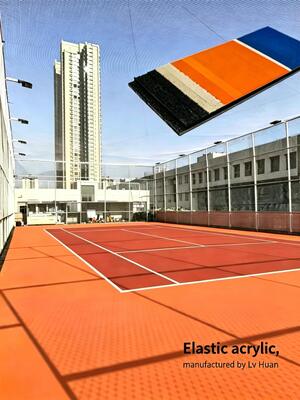 4mm - 8mm EPDM Surface UV Resistant Sports Court Surface For Desert, Tropical, And High Altitude Regions