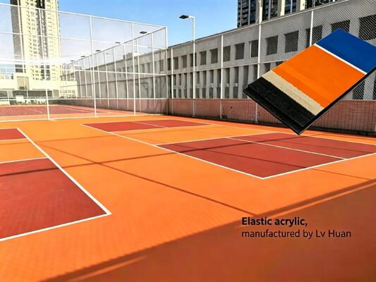 4mm - 8mm EPDM Surface UV Resistant Sports Court Surface For Desert, Tropical, And High Altitude Regions