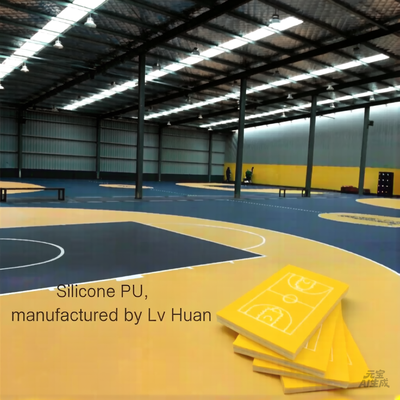 Eco Friendly Badminton Hall Flooring Indoor / Outdoor Gym Hall Flooring With Air Quality Concerns